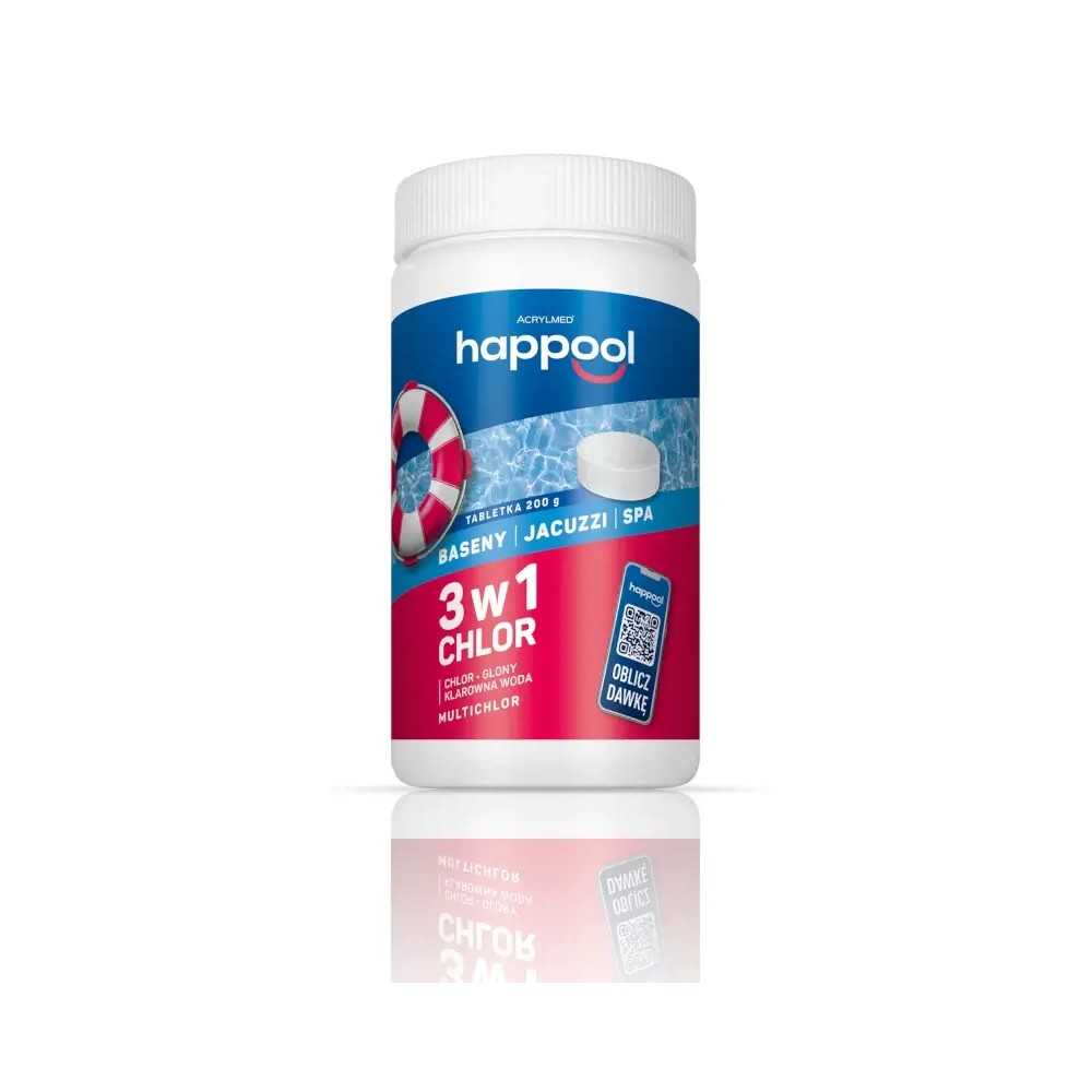 Multichlor 200g 1kg – tabletki 3 w 1 do chlorowania basenu