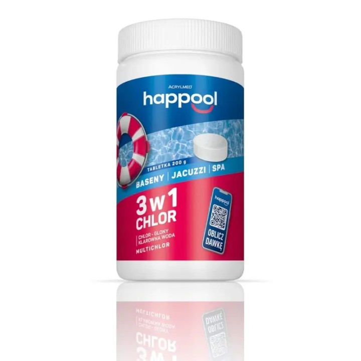 Multichlor 200g 1kg – tabletki 3 w 1 do chlorowania basenu