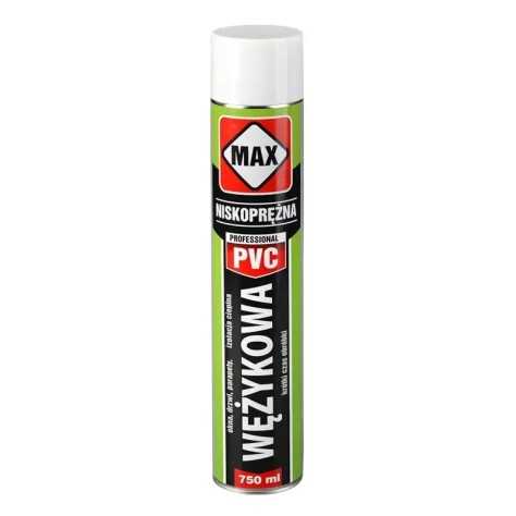 Pianka montażowa MAX niskoprężna wężykowa 750 ml