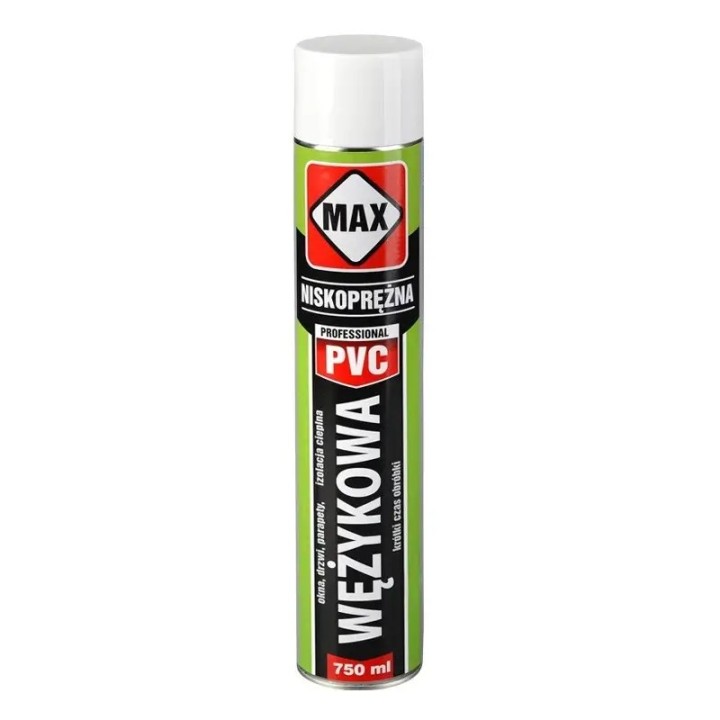 Pianka montażowa MAX niskoprężna wężykowa 750 ml