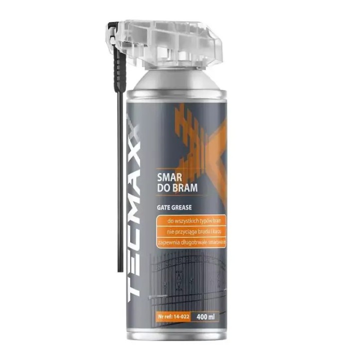 Smar Tecmaxx do bram 400 ml – do prowadnic i zawiasów