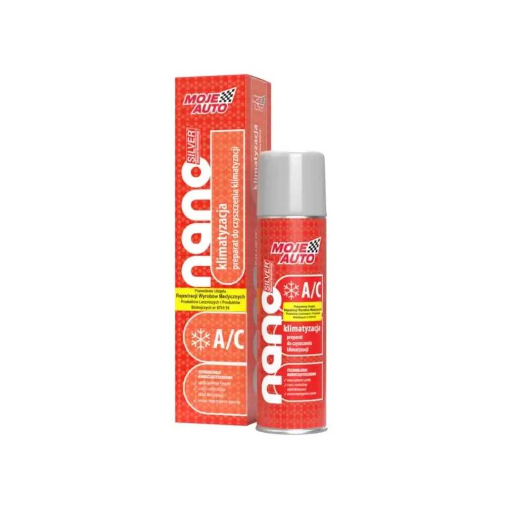 Moje Auto NANO SILVER – preparat do czyszczenia klimatyzacji samochodowej