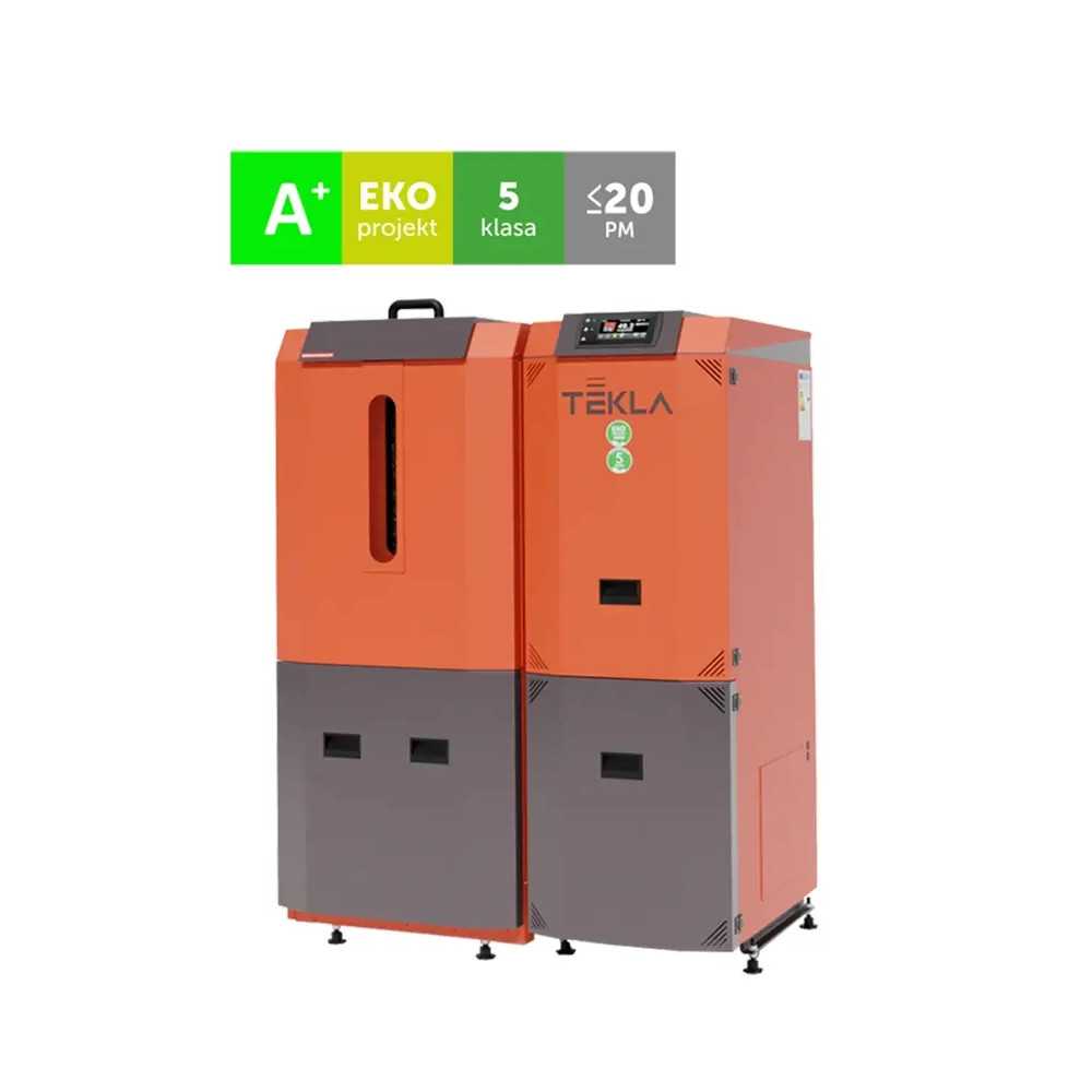 Kocioł automatyczny na pellet 22 kW z zasobnikiem