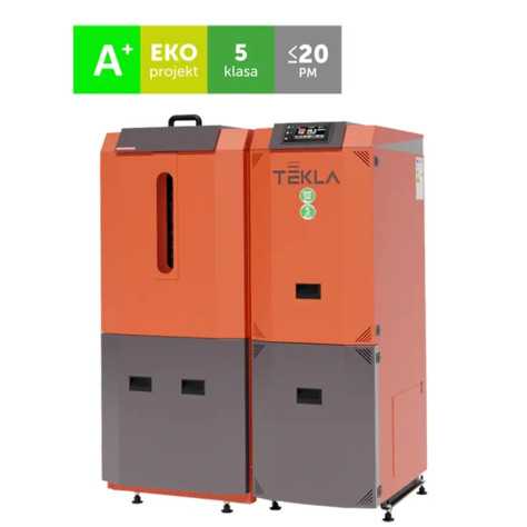 Kocioł automatyczny na pellet 22 kW z zasobnikiem