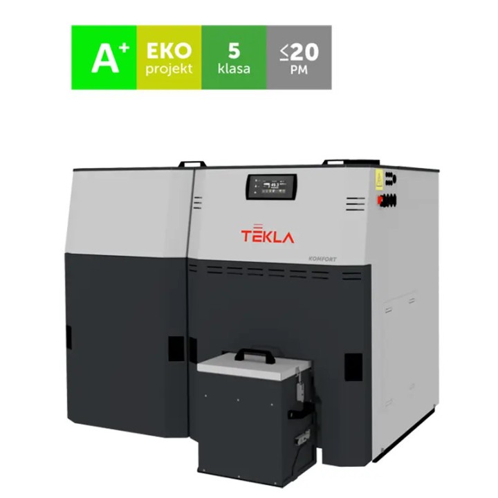 Nowoczesny piec pelletowy 23 kW do ogrzewania