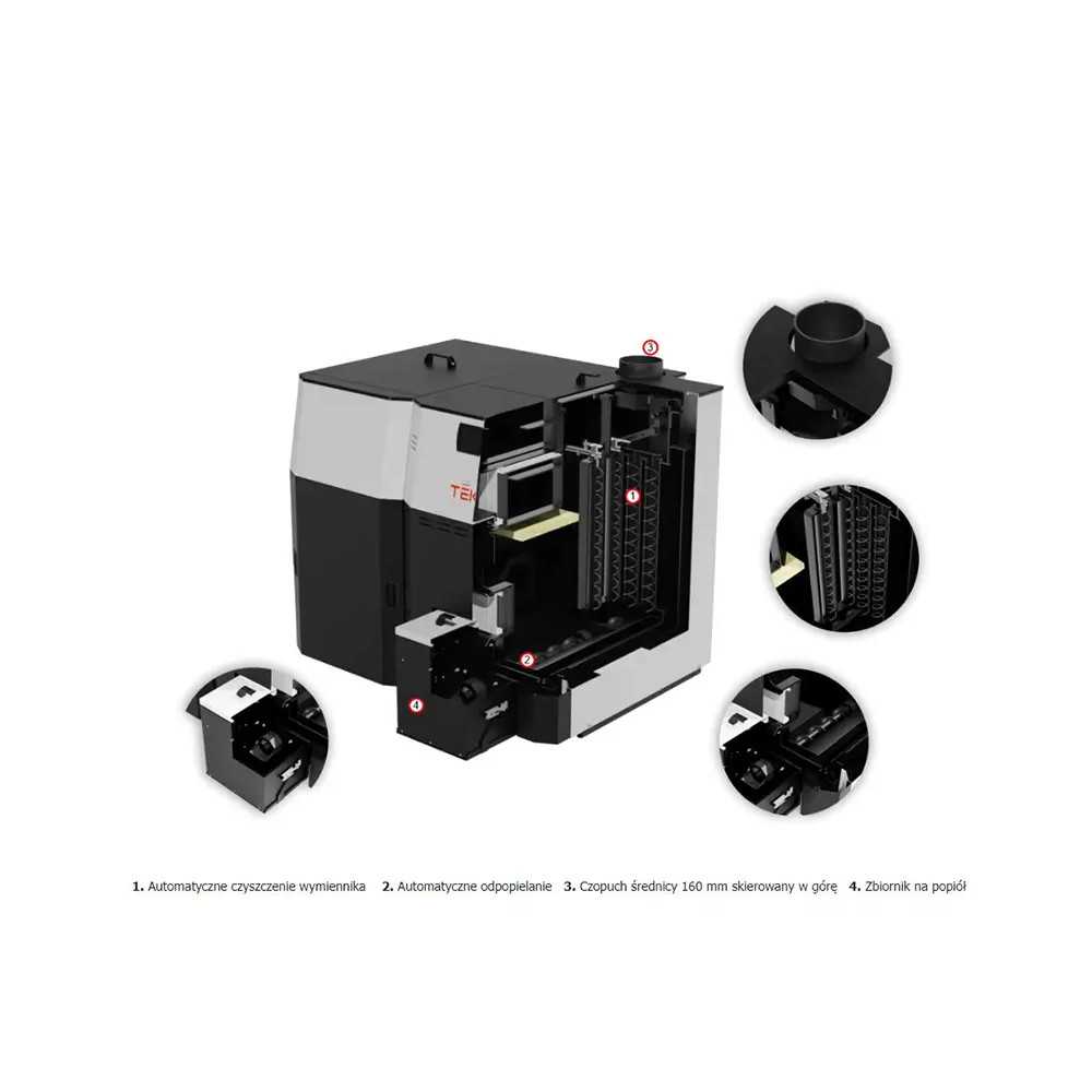Kocioł na pellet Tekla 18kW Komfort