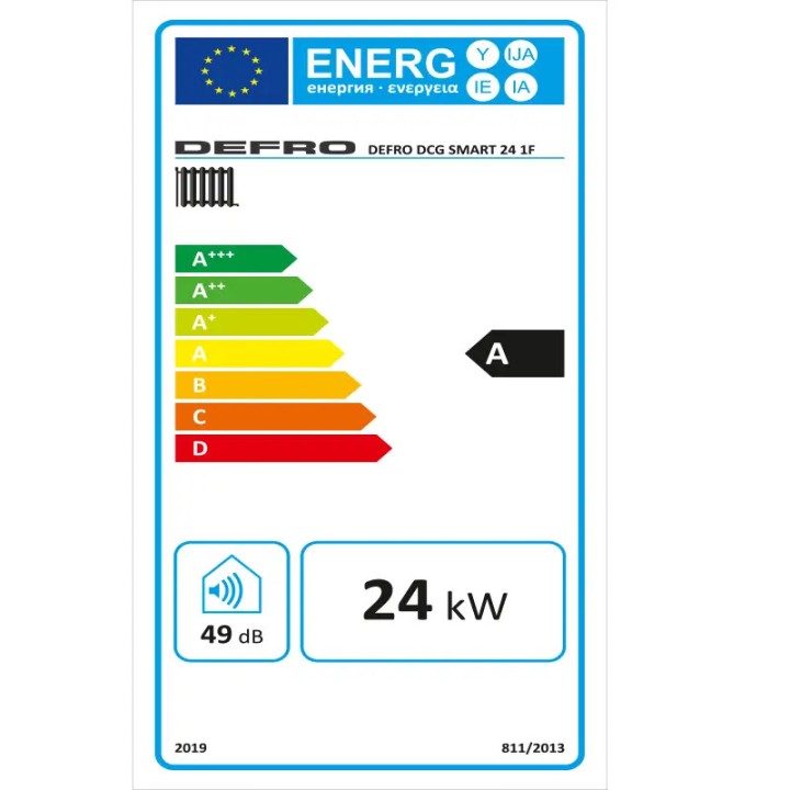 Kocioł gazowy jednofunkcyjny 24kW Defro DCG SMART kondensacyjny