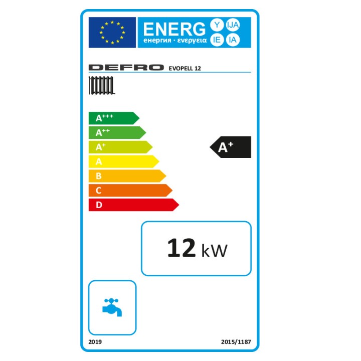 Kocioł na pellet Defro 12 kW EVOPELL