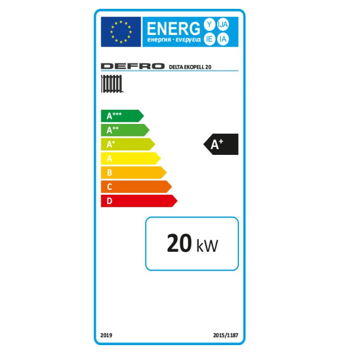 Kocioł na pellet Defro 20 kW DELTA EKOPELL