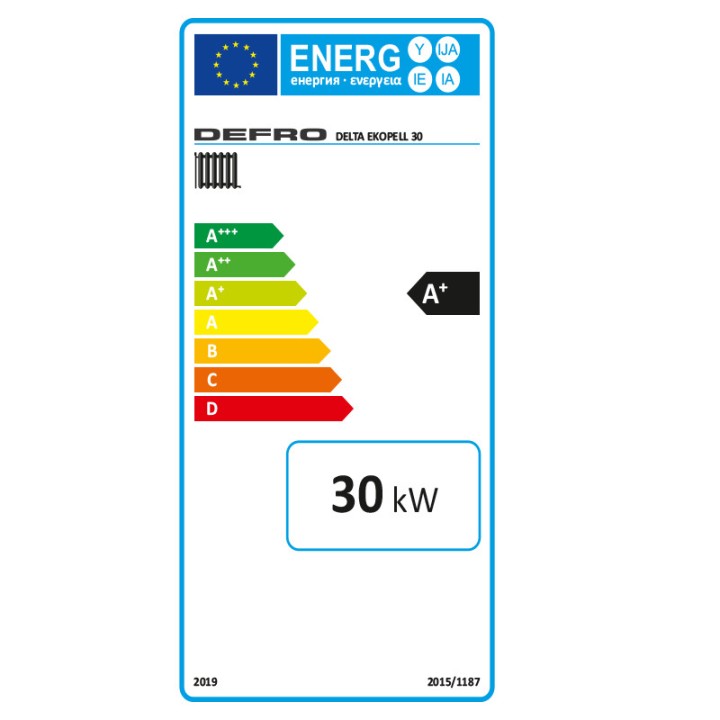 Kocioł na pellet Defro 30 kW DELTA EKOPELL