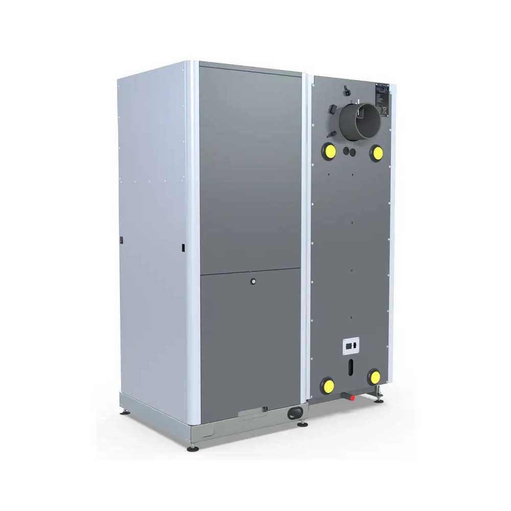 Widok z tyłu na Kocioł na pellet Defro 25 kW GAMMA