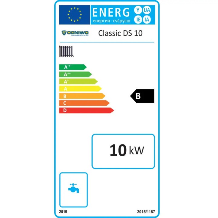 Kocioł na węgiel 10kW Ogniwo Classic DS