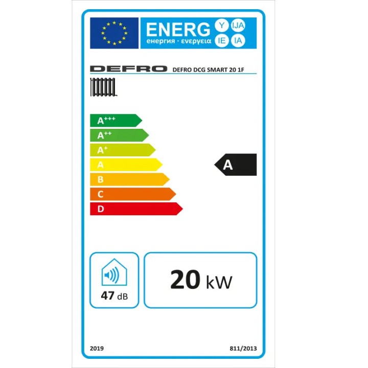 Kocioł gazowy jednofunkcyjny 20kW Defro DCG SMART kondensacyjny
