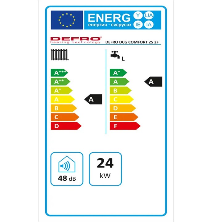 Kocioł gazowy dwufunkcyjny 24kW Defro DCG COMFORT kondensacyjny