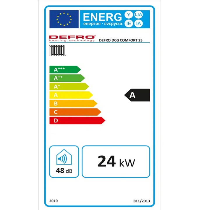 Kocioł gazowy jednofunkcyjny 24kW Defro DCG COMFORT kondensacyjny