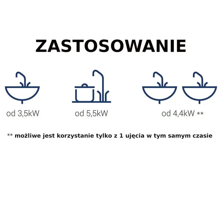Przepływowy podgrzewacz wody Amicus EPO2-6 kW Kospel