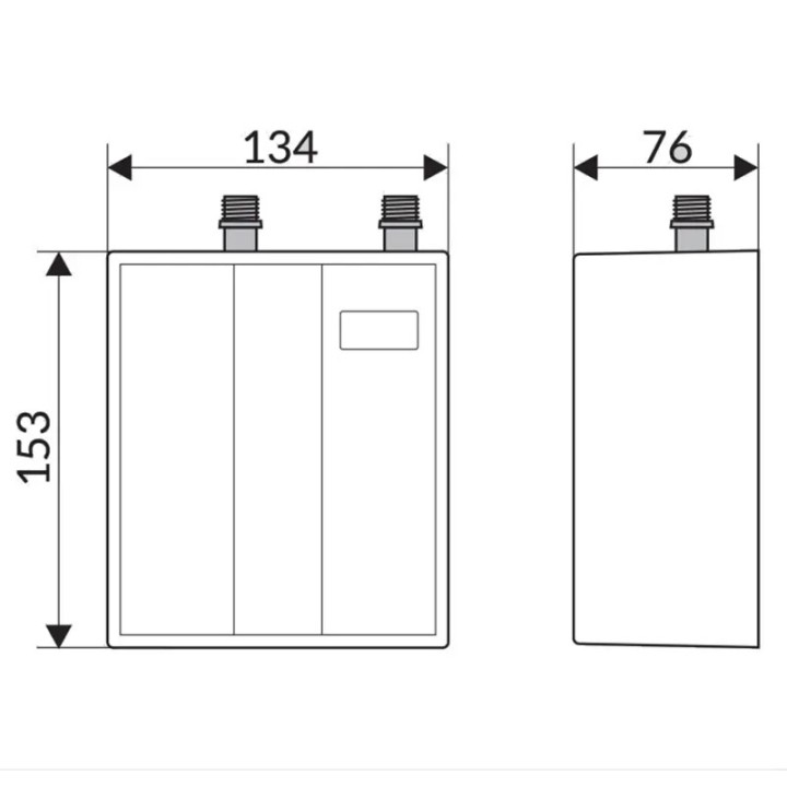 Przepływowy podgrzewacz wody Perfect 5,5 kW Wijas