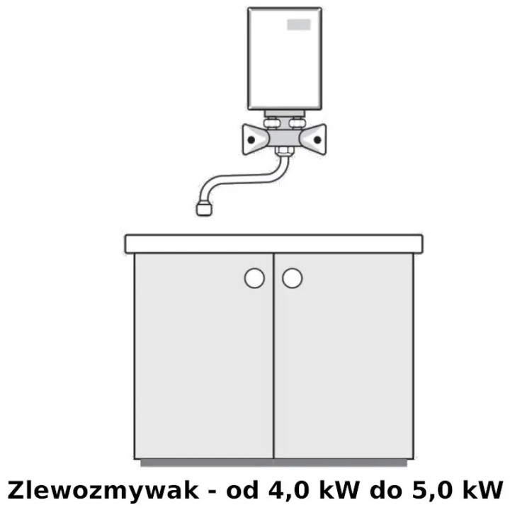Przepływowy podgrzewacz wody Perfect 4,5 kW Wijas