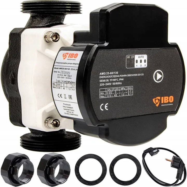 Pompa obiegowa CO elektroniczna IBO AMG 25-60/130 PWM
