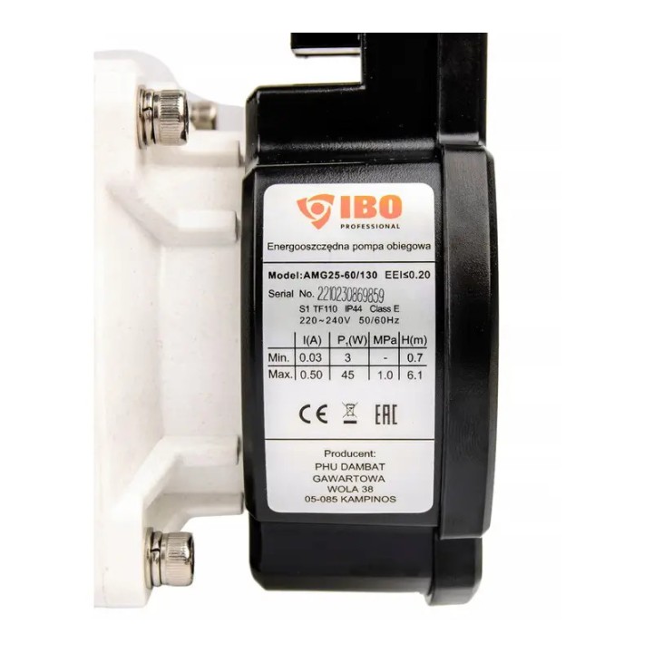 Pompa obiegowa CO elektroniczna IBO AMG 25-60/130 PWM