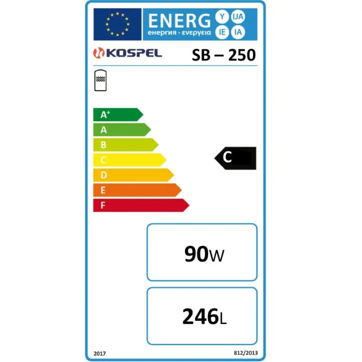 Wymiennik ciepłej wody użytkowej Kospel SB-250.TERMO-SOLAR.PL